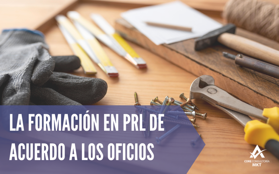 Formación En PRL De Acuerdo A Tu Oficio - Consultoria Core MKT